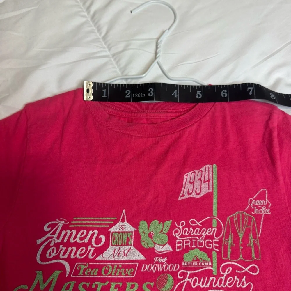 The Masters Pink Golf Youth T-Shirt size xsmall - Picture 10 of 11